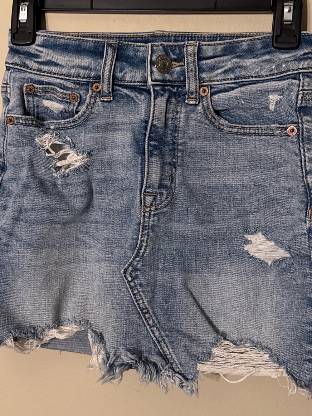 American Eagle Outfitters Light Blue Super Stretch Denim